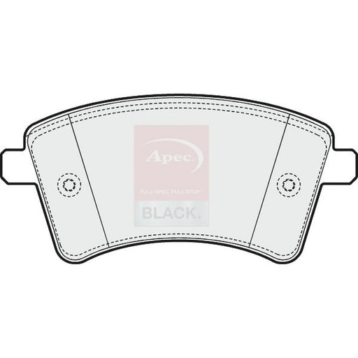 Apec Front Brake Pad Set PAD1656B