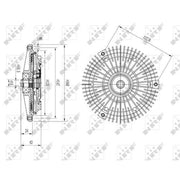 NRF Radiator Fan Clutch 49617