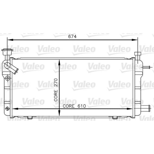 Valeo Engine Radiator 730018