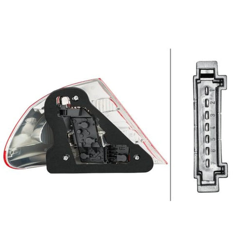 Hella Tail Light / Lamp R5W Right 2VP 008 326-061