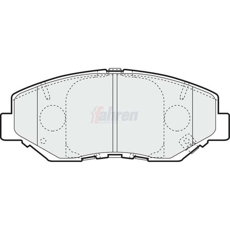 Fahren Front Brake Vented Discs & Pads fits Honda Cr-V 2001-2007 2.0 2.2