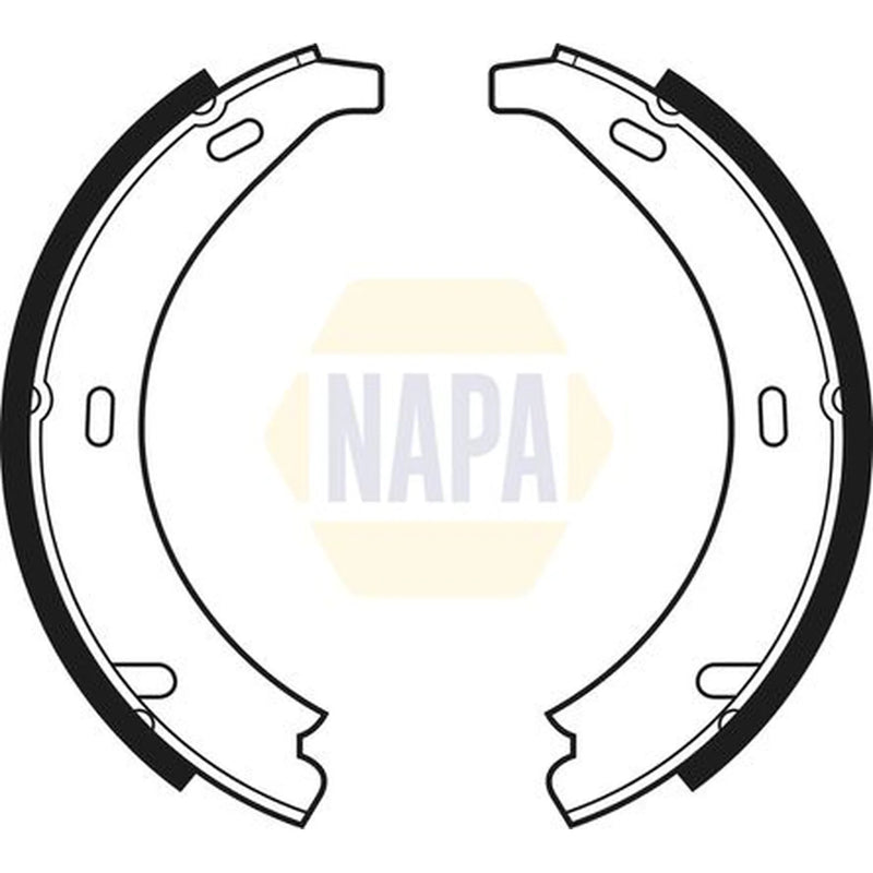 NAPA Parking Brake Shoe Set NBS5001