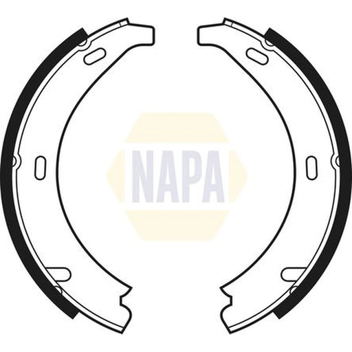NAPA Parking Brake Shoe Set NBS5001
