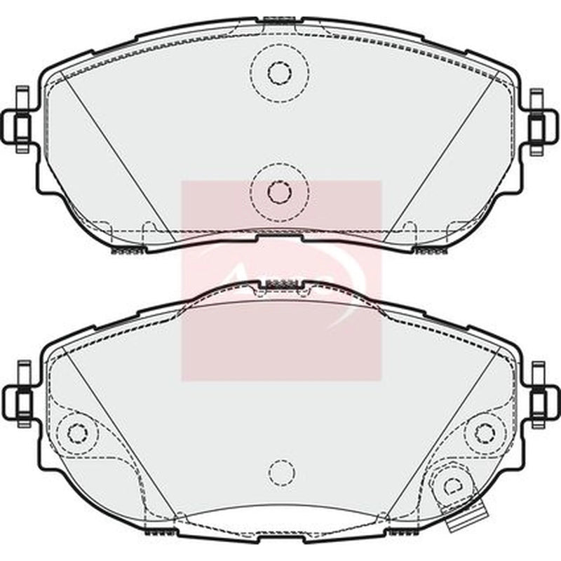 Apec Front Brake Pad Set PAD1973