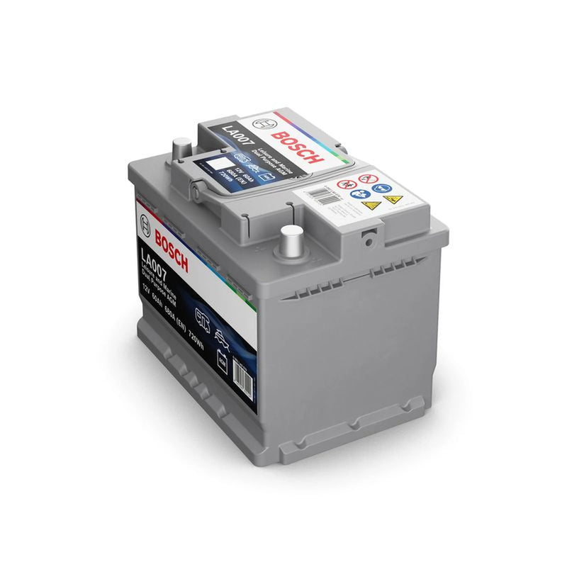 Bosch Batteries LA007 Bosch LA - AGM Battery 0 092 LA0 070