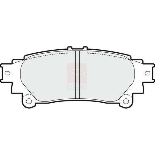 Apec Rear Brake Pad Set PD4272