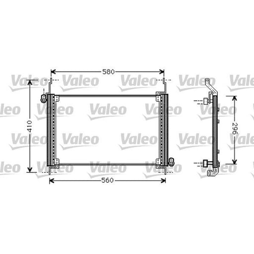 Valeo Air Conditioning Condenser 818007