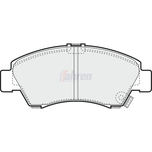 Fahren Front Brake Pad Set fits Honda Capa 1998-2002 1.5