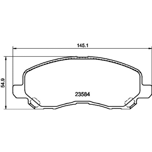 Mintex Front Brake Pad Set MDB2134