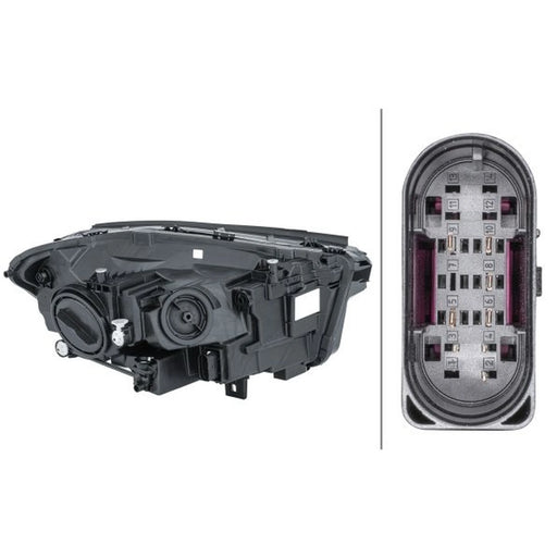 Hella Headlight Headlamp H7/H7 Left 1LG 013 074-131