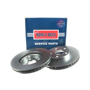 Borg & Beck 2 x Front Brake Discs BBD5330-x2