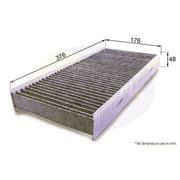 Comline Cabin Air Filter (Pollen Filter) EKF178A