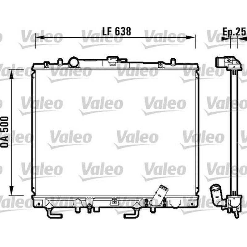 Valeo Engine Radiator 734143
