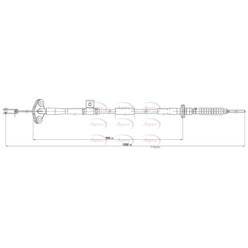 Apec Clutch Control Cable Pull CAB5028