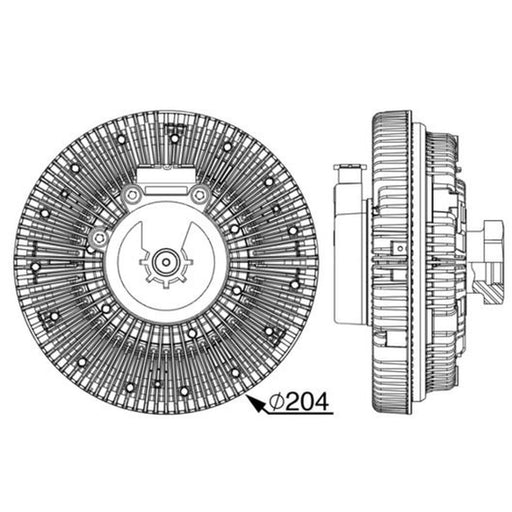 Mahle Radiator Fan Clutch CFC 245 000P