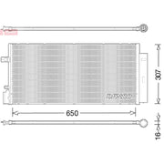 Denso Air Conditioning Condenser DCN20024