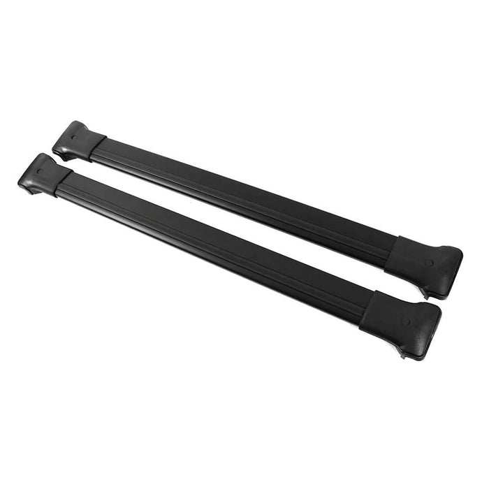 Roof Bars Rack Aluminium Black fits Renault Trafic 2001-2014 X83 - Omtec - Van Life Living