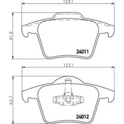 Mintex Rear Brake Pad Set MDB2613