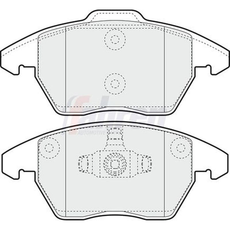 Fahren Front & Rear Brake Discs & Pads fits Citroën C4 I 2004-2008 2.0