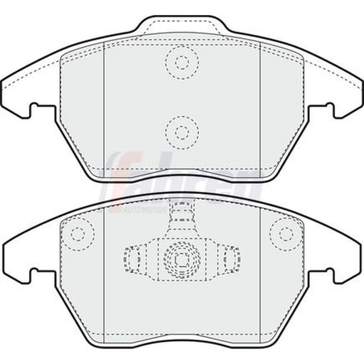 Fahren Front & Rear Brake Discs & Pads fits Citroën C4 I 2004-2008 2.0