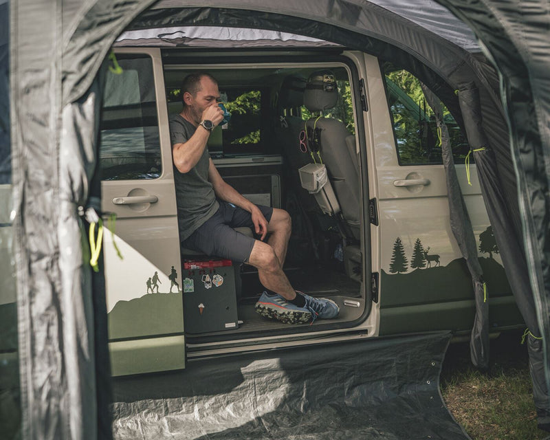 Outwell San Diego Driveaway Awning Grey - Outwell - Van Life Living