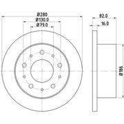 Mintex Lcv Van Kits solid 280mm MVK0079