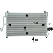 Mahle Air Conditioning Condenser AC 418 000S
