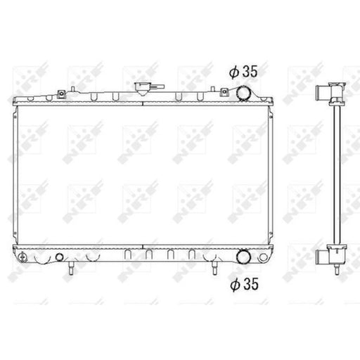 NRF Engine Radiator 53271
