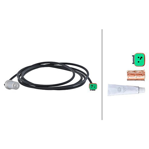Hella ABS Wheel Speed Sensor Rear Left 6PU 230 048-451