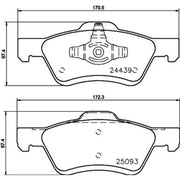 Mintex Front Brake Pad Set MDB2626