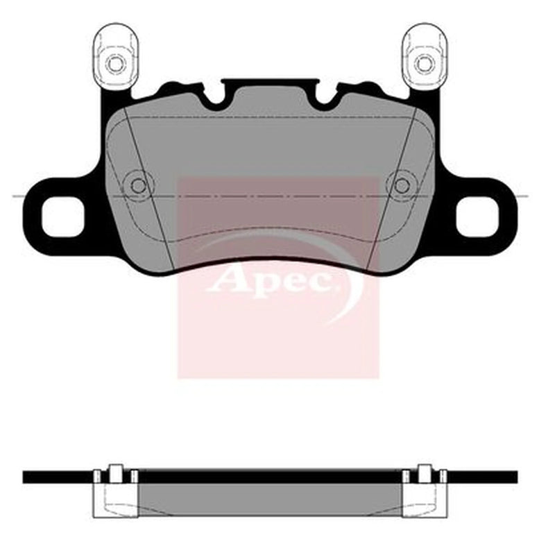 Apec Rear Brake Pad Set PAD2575