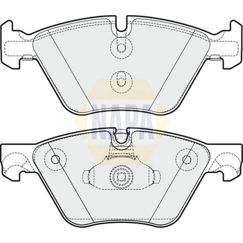 NAPA Front Brake Pad Set NBP1597