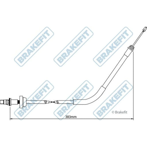 Apec Handbrake Cable Front BBC3179