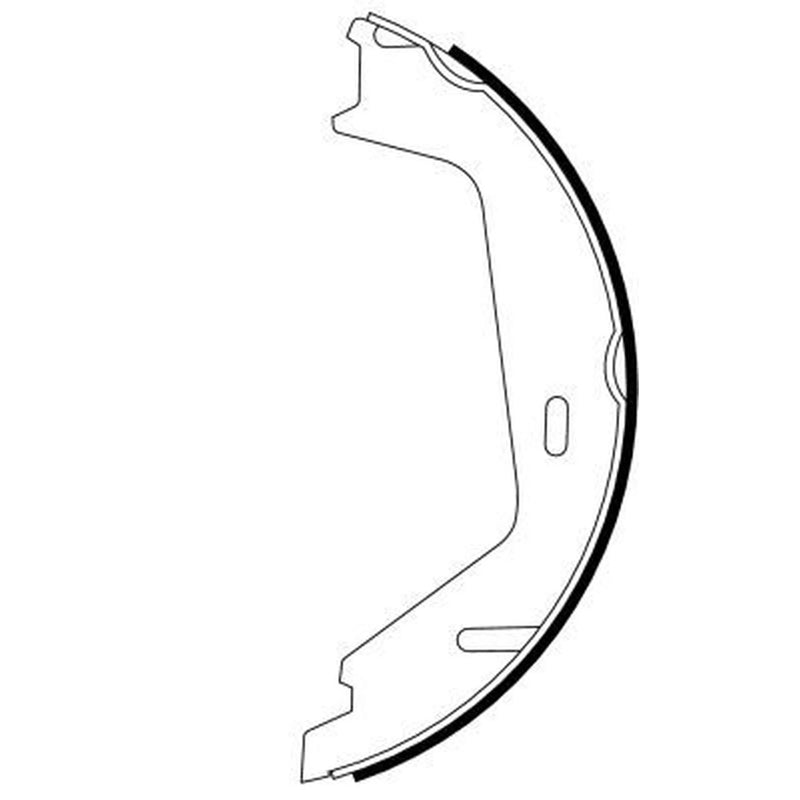 Textar Parking Brake Shoe Set 91062300