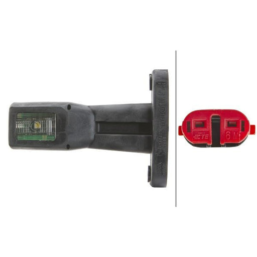 Hella Lamp Po S Sml Md12/24V Short 2XS 2XS Lateral Mounting 2XS 011 768-031