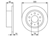 Bosch 0986479317 Brake Disc