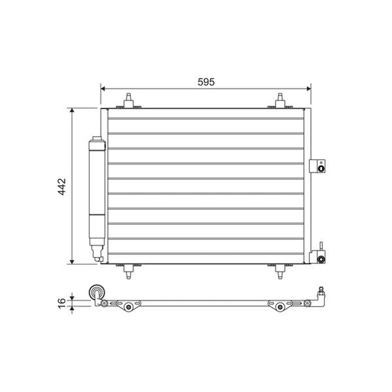 Valeo Air Conditioning Condenser 817579