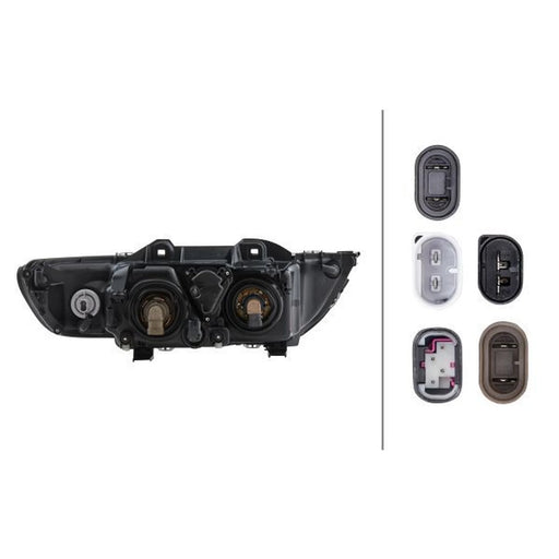 Hella Headlight Headlamp H7/H7 Right 1EL 008 053-581
