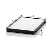 MANN-FILTER Cabin Air Filter (Pollen Filter) Eng.compart. CU 3943