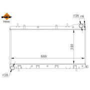 NRF Engine Radiator 50046