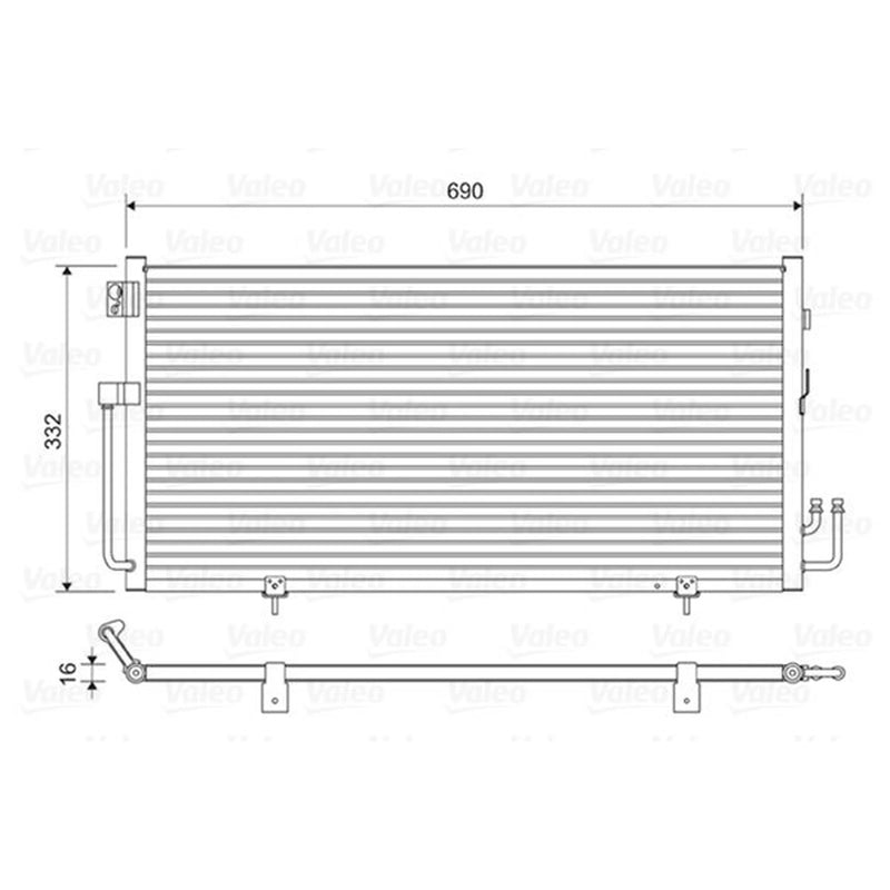Valeo Air Conditioning Condenser 814063