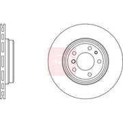 Apec 2 x Vented Front Brake Discs DSK3677-x2