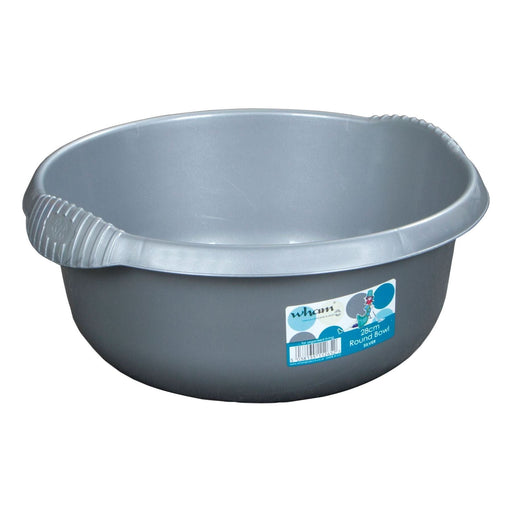 28cm Round Bowl Silver K0100 - Quest - Van Life Living