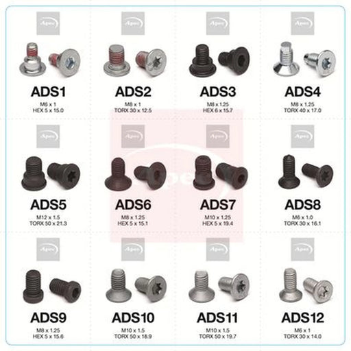 Apec Brake Disc Bolt ADS58