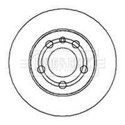 Borg & Beck 2 x Solid Rear Brake Discs BBD4274-x2