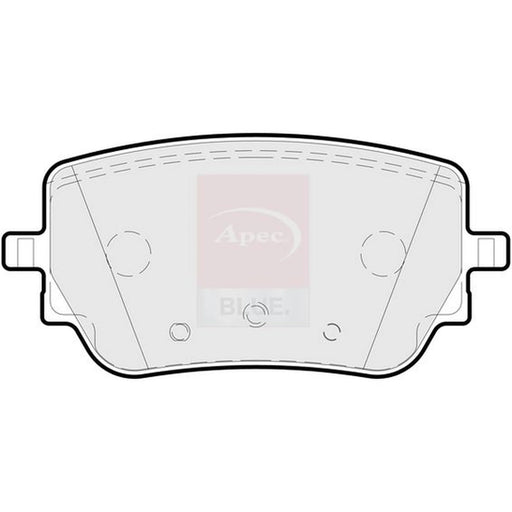 Apec Rear Brake Pad Set PD3937