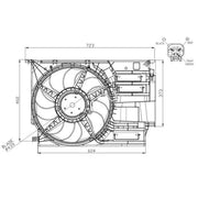 NRF Engine Cooling Fan 47954