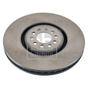 Febi 2 x Front Internally Vented Brake Discs 108206
