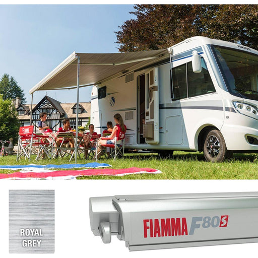 Fiamma Titanium F80S 450 Royal Grey Fabric - Fiamma - Van Life Living