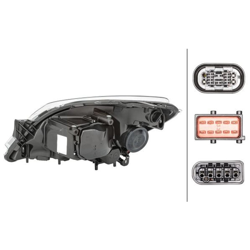 Hella Headlight Headlamp D2S/H7 Right 1ZS 008 710-321